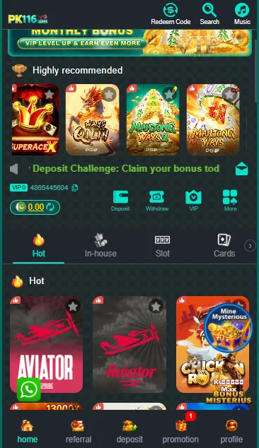 pk116 game download