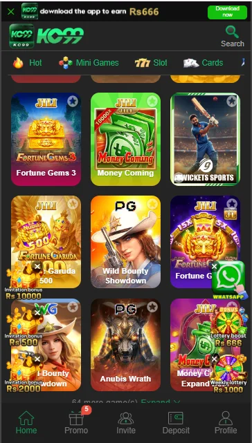 kc99 game rewards