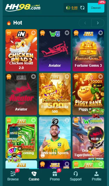 hh98 game rewards