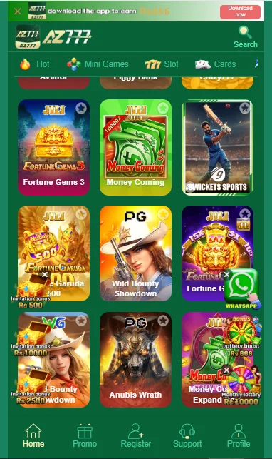 az777 game rewards